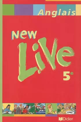 Couverture du produit · New live, cinquième 2001, manuel de l'élève