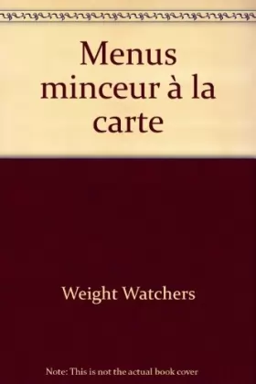 Couverture du produit · Menus minceur à la carte