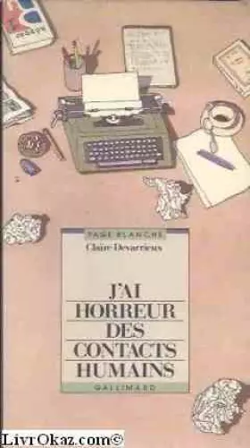 Couverture du produit · J'ai horreur des contacts humains