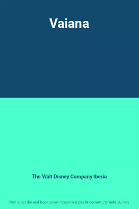 Couverture du produit · Vaiana
