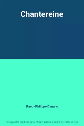 Couverture du produit · Chantereine