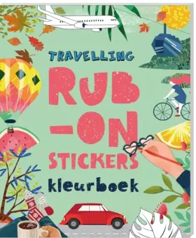 Couverture du produit · Rub-on-stickers Kleurboeken - Travelling