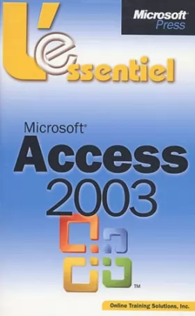 Couverture du produit · L'Essentiel : Microsoft Access 2003