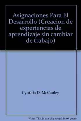 Couverture du produit · Asignaciones Para El Desarrollo (Creacion de experiencias de aprendizaje sin cambiar de trabajo)