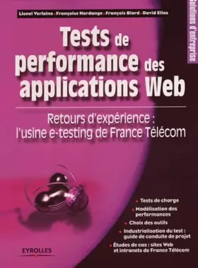 Couverture du produit · Tests de performance des applications Web
