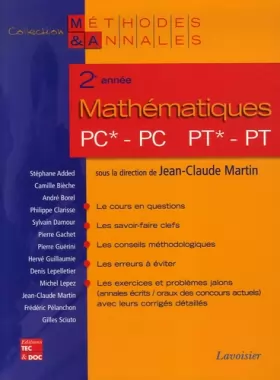 Couverture du produit · Mathématiques 2e année PC*, PC-PT*, PT : Licences scientifiques
