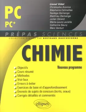 Couverture du produit · Chimie PC/PC* Programme 2014