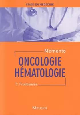 Couverture du produit · Oncologie hématologie