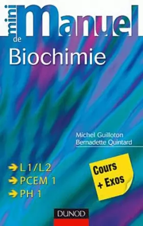 Couverture du produit · Mini Manuel de Biochimie - 2ème édition - Cours + QCM/QROC + exos