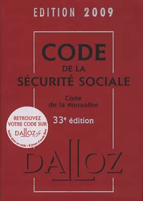 Couverture du produit · Code de la Sécurité Sociale et Code de la mutualité