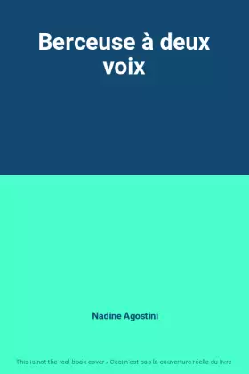 Couverture du produit · Berceuse à deux voix