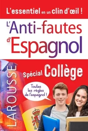 Couverture du produit · Anti-fautes d'espagnol, spécial collège