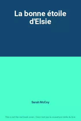 Couverture du produit · La bonne étoile d'Elsie