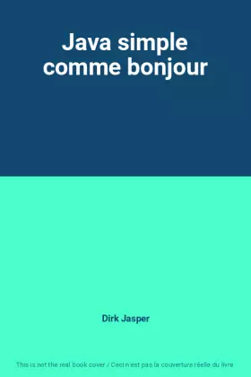Couverture du produit · Java simple comme bonjour