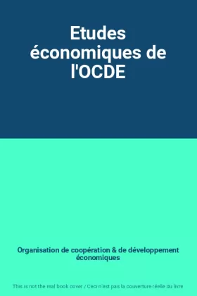 Couverture du produit · Etudes économiques de l'OCDE
