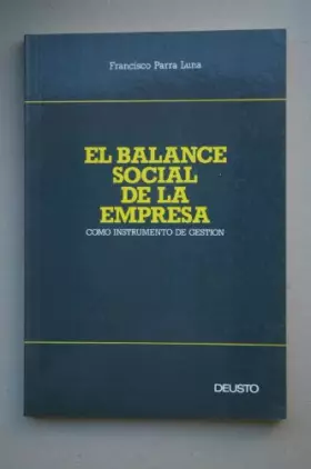 Couverture du produit · Balance social de la empresa, el