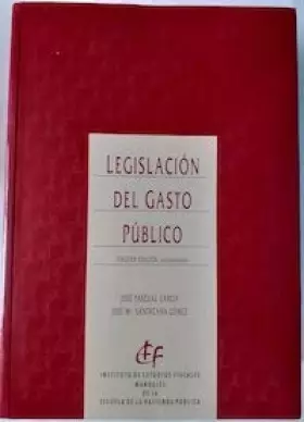 Couverture du produit · Legislacion del gasto publico