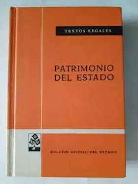 Couverture du produit · Patrimonio del Estado (Coleccion Textos legales)