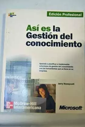 Couverture du produit · Asi es la gestion del conocimiento