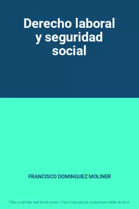 Couverture du produit · Derecho laboral y seguridad social