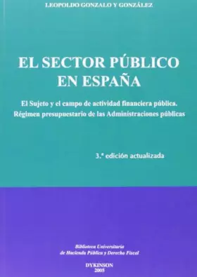 Couverture du produit · El sector público en España 3ª ed.