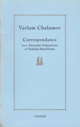Couverture du produit · Correspondance avec Alexandre Soljenitsyne et Nadejda Mandelstam (0000)