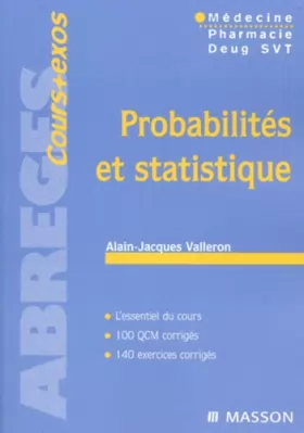 Couverture du produit · Probabilités et statistique