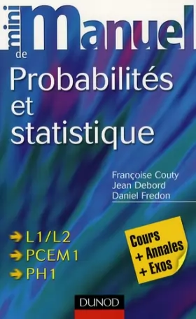 Couverture du produit · Mini manuel de Probabilités et statistique