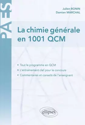 Couverture du produit · La chimie générale en 1001 QCM