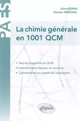 Couverture du produit · La chimie générale en 1001 QCM