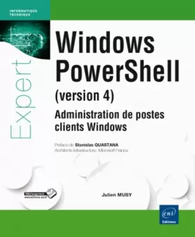 Couverture du produit · Windows PowerShell (version 4) - Administration de postes clients Windows