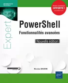 Couverture du produit · PowerShell - Fonctionnalités avancées (Nouvelle édition)