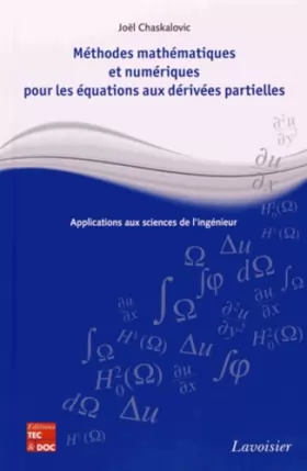 Couverture du produit · Méthodes mathématiques et numériques pour les équations aux dérivées partielles : Applications aux sciences de l'ingénieur