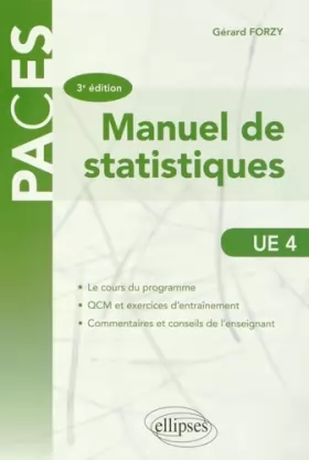 Couverture du produit · Manuel de statistiques UE 4