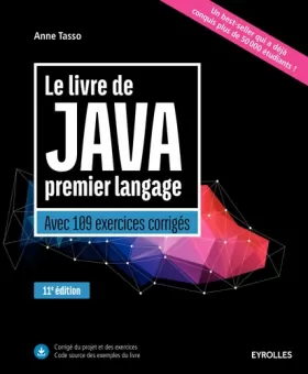 Couverture du produit · Le livre de Java premier langage: Avec 109 exercices corrigés.
