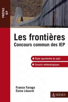 Couverture du produit · Les frontières - Concours commun des IEP