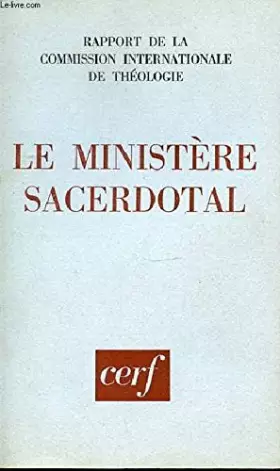 Couverture du produit · Le ministère sacerdotal.