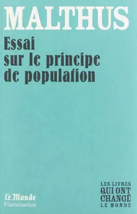 Couverture du produit · Essai Sur le Principe de Population (Monde)