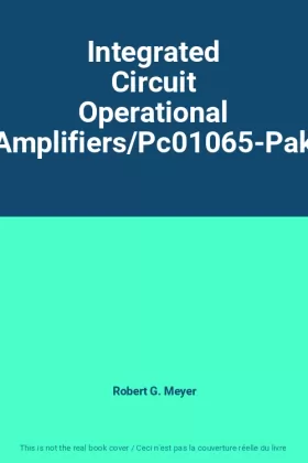 Couverture du produit · Integrated Circuit Operational Amplifiers/Pc01065-Pak