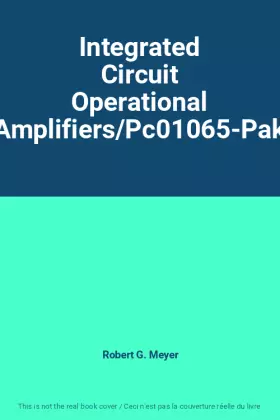 Couverture du produit · Integrated Circuit Operational Amplifiers/Pc01065-Pak