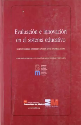 Couverture du produit · Evaluacion e innovacion en el sistema educativo III