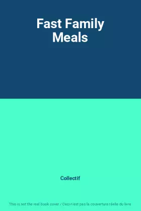 Couverture du produit · Fast Family Meals