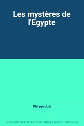 Couverture du produit · Les mystères de l'Egypte
