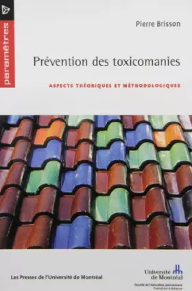 Couverture du produit · Prévention des toxicomanies