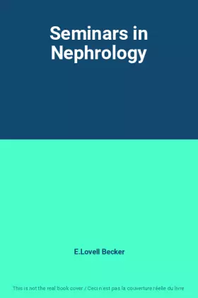 Couverture du produit · Seminars in Nephrology