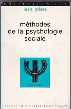Couverture du produit · Méthode de la psychologie sociale