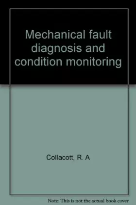 Couverture du produit · Mechanical fault diagnosis and condition monitoring