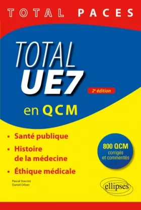 Couverture du produit · Total UE7 (en QCM) - 2e édition