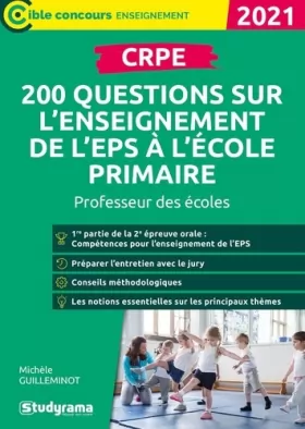 Couverture du produit · CRPE - 200 questions sur l'enseignement de l'EPS à l'école primaire: Professeur des écoles