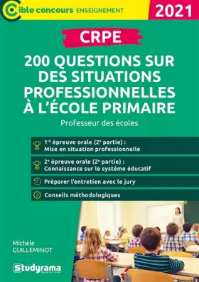 Couverture du produit · CRPE - 200 questions sur des situations professionnelles à l'école primaire: Professeur des écoles